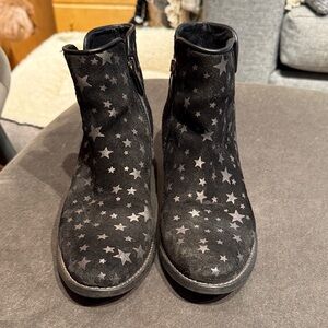Starry Black Ankle Boots